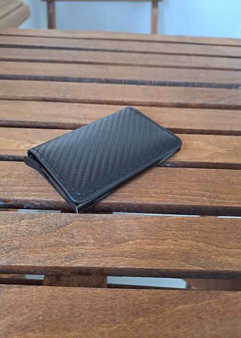 Siyah İnce Rfid Cüzdanı
