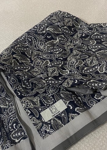 Beden Freshscarfs Bohem Gri Desenli Kadın Şal