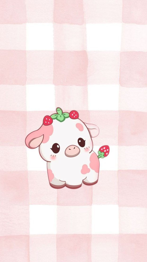 Pelüş İnek - Çilekli Süt Manuş - Görsel 2