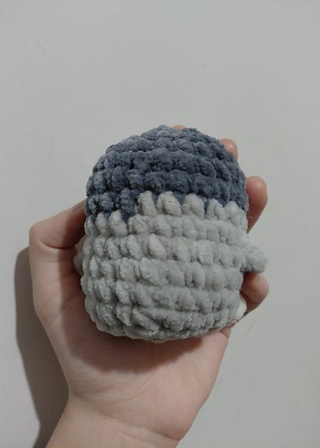 Gri Peluş Penguen - Bıngıl - Görsel 3