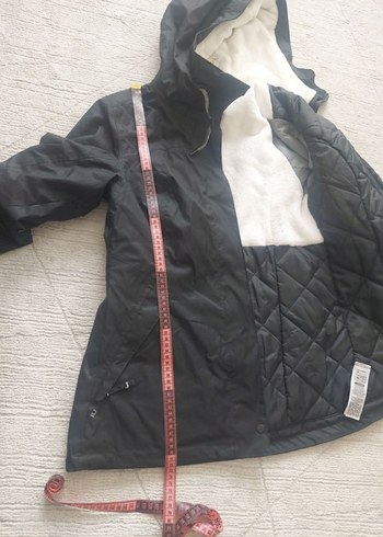 s Beden siyah Renk Decathlon su gecirmez mont