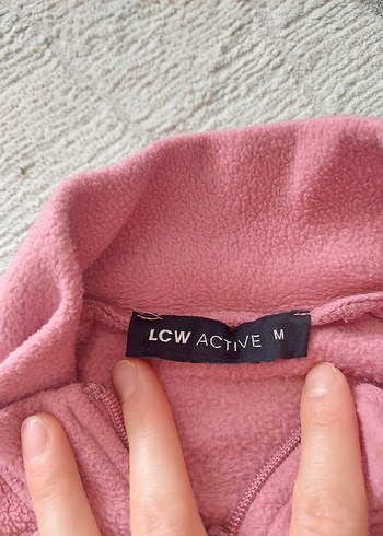 LC Waikiki Pembe Uzun Kollu Fermuarlı Kadın Ceket