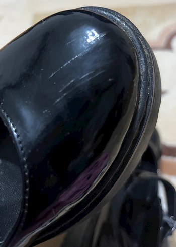 Siyah lolita mary jane Platform Topuklu Kadın Ayakkabı - Görsel 5