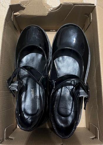 Siyah lolita mary jane Platform Topuklu Kadın Ayakkabı - Görsel 3