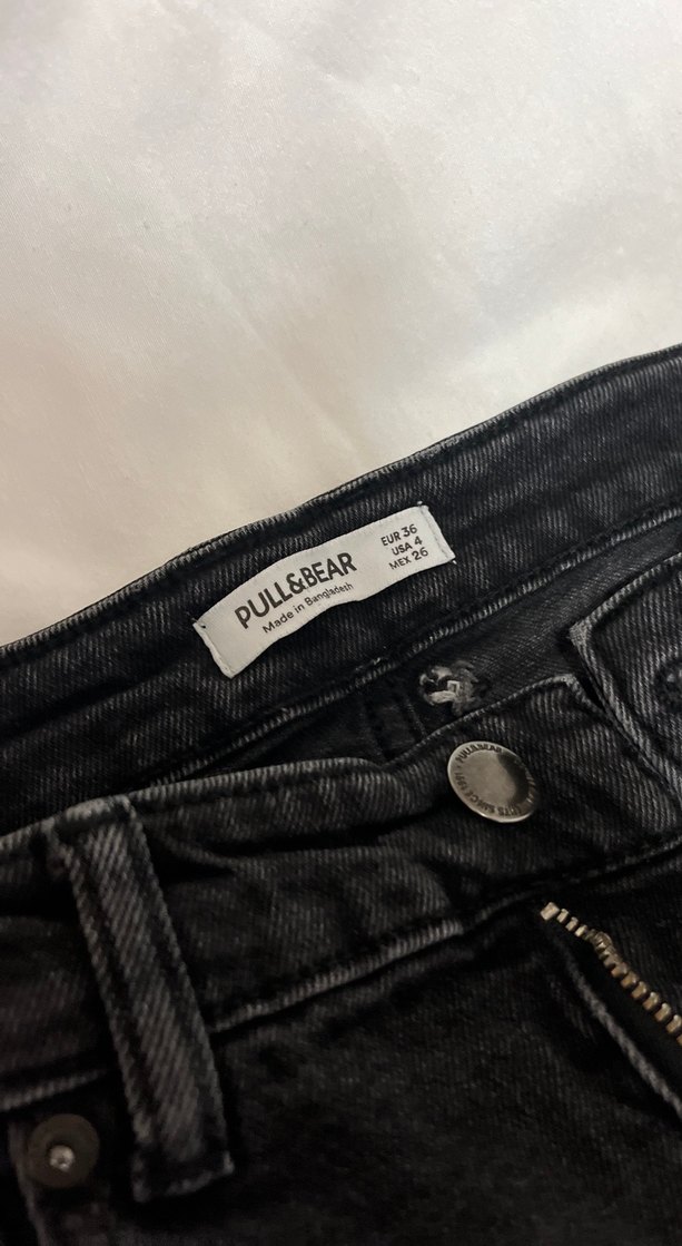 Kadın Siyah Denim Pantolon - Görsel 2