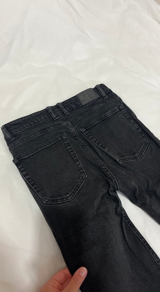 Kadın Siyah Denim Pantolon - Görsel 3