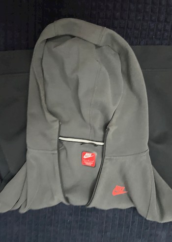 Nike Siyah Fermuarlı Erkek Sweatshirt Tech - Görsel 4