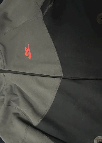 Nike Siyah Fermuarlı Erkek Sweatshirt Tech - Görsel 2