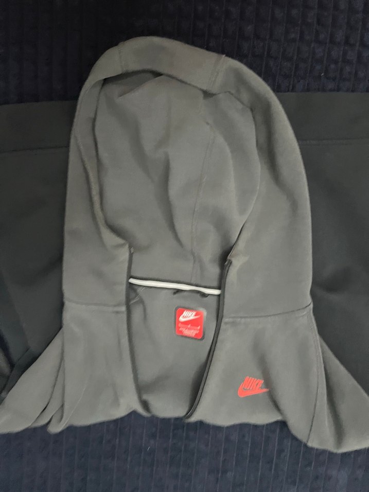 Nike Siyah Fermuarlı Erkek Sweatshirt Tech - Görsel 4