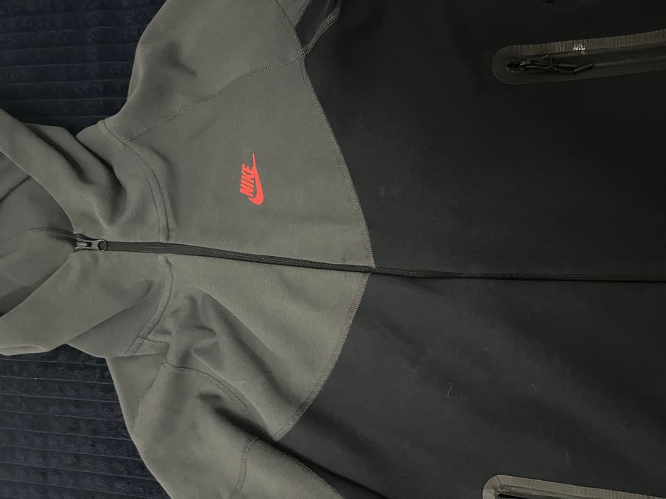 Nike Siyah Fermuarlı Erkek Sweatshirt Tech - Görsel 2