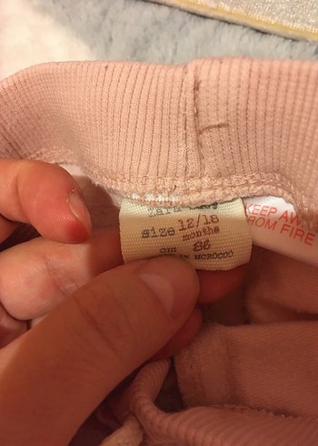 Kız Çocuk Baskılı ve Düz Pembe Tayt Seti - Görsel 3