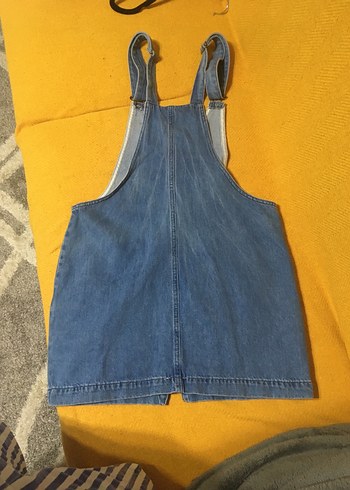 Kadın Kot Midi Tulum Fermuarlı - Görsel 3