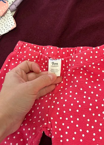 Kız Çocuk Çok Renkli Pamuklu Tayt Seti - Görsel 2