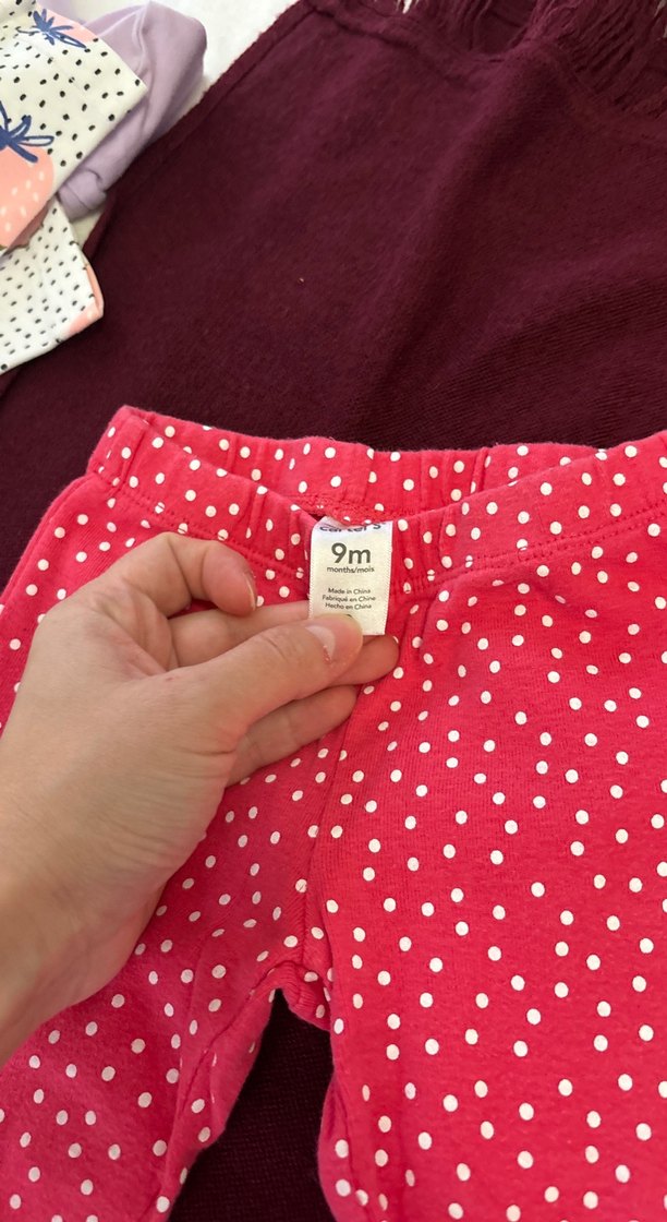 Kız Çocuk Çok Renkli Pamuklu Tayt Seti - Görsel 2