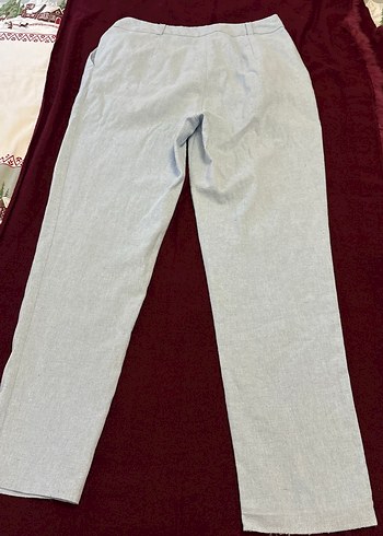 Keten Kadın Kumaş Pantolon - Görsel 3