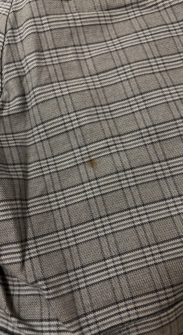 Düğmeli Gri Ekoseli Kadın Bermuda Şort - Görsel 4