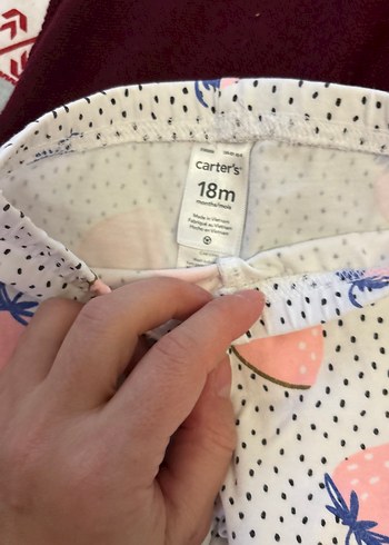 Kız Çocuk Pembe Pamuklu Tayt - Görsel 3