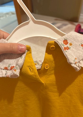 Sarı Uzun Kollu Salaş Kız Sweatshirt - Görsel 5