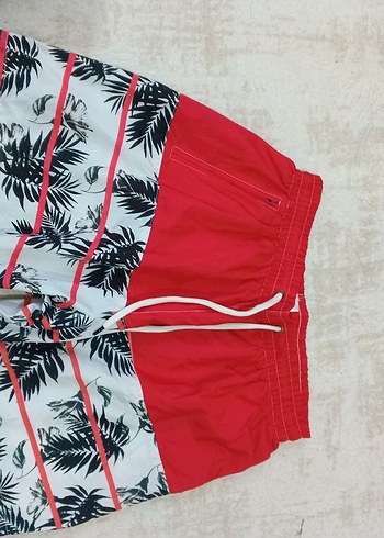 Renkli Bağcıklı Erkek Mini Şort - Görsel 2