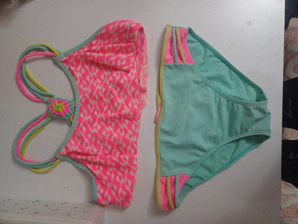 Renkli Baskılı Desenli Kadın Bikini 2019 vibe - Görsel 3