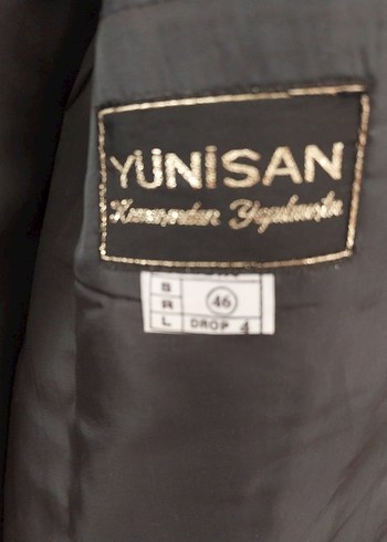 Düğmeli Gri Yün Erkek Kaban palto - Görsel 8