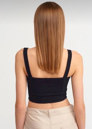 Dilvin Siyah Korse Top - Görsel 2