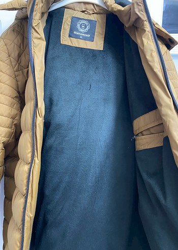 Dik Yaka Kahverengi Erkek Mont - Görsel 3