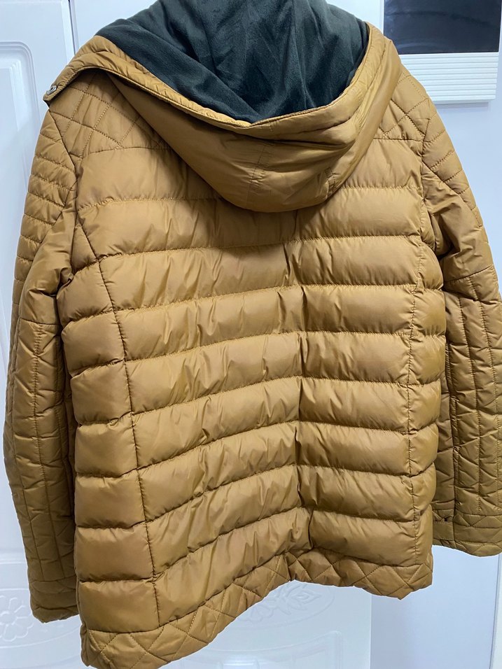 Dik Yaka Kahverengi Erkek Mont - Görsel 4