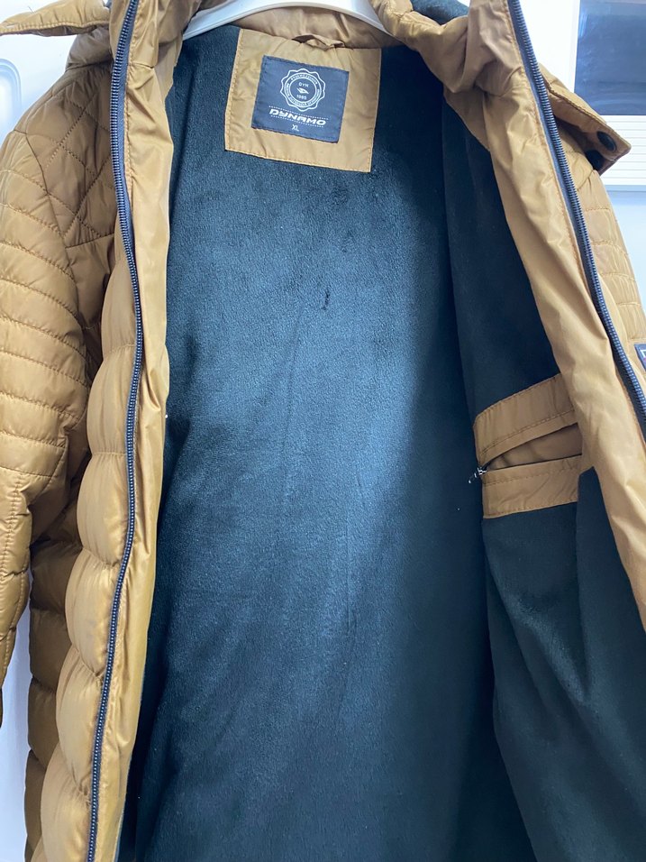 Dik Yaka Kahverengi Erkek Mont - Görsel 3