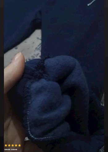 Lacivert Denim Erkek Eşofman Altı - Görsel 2