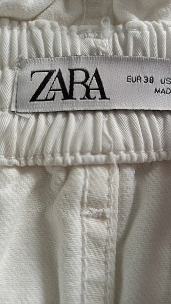 m Beden beyaz Renk Şort Zara