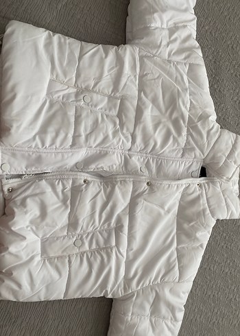 40 Beden Beyaz oversize mont