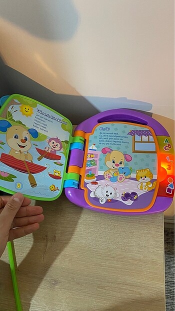Beden Fisher price eğitici hikaye kitabı Türkçe