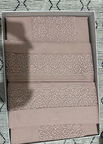 Nakışlı Pudra Pembe Nevresim Takımı - Görsel 3