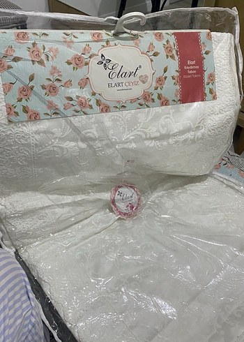 Misra Çift Kişilik Baskılı Yatak Örtüsü - Görsel 7