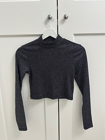 Simli crop bluz