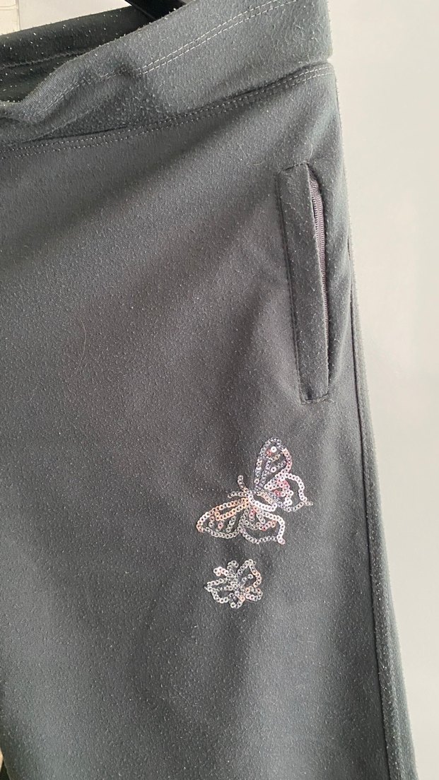 Fermuarlı Siyah Midi Şort - Görsel 4