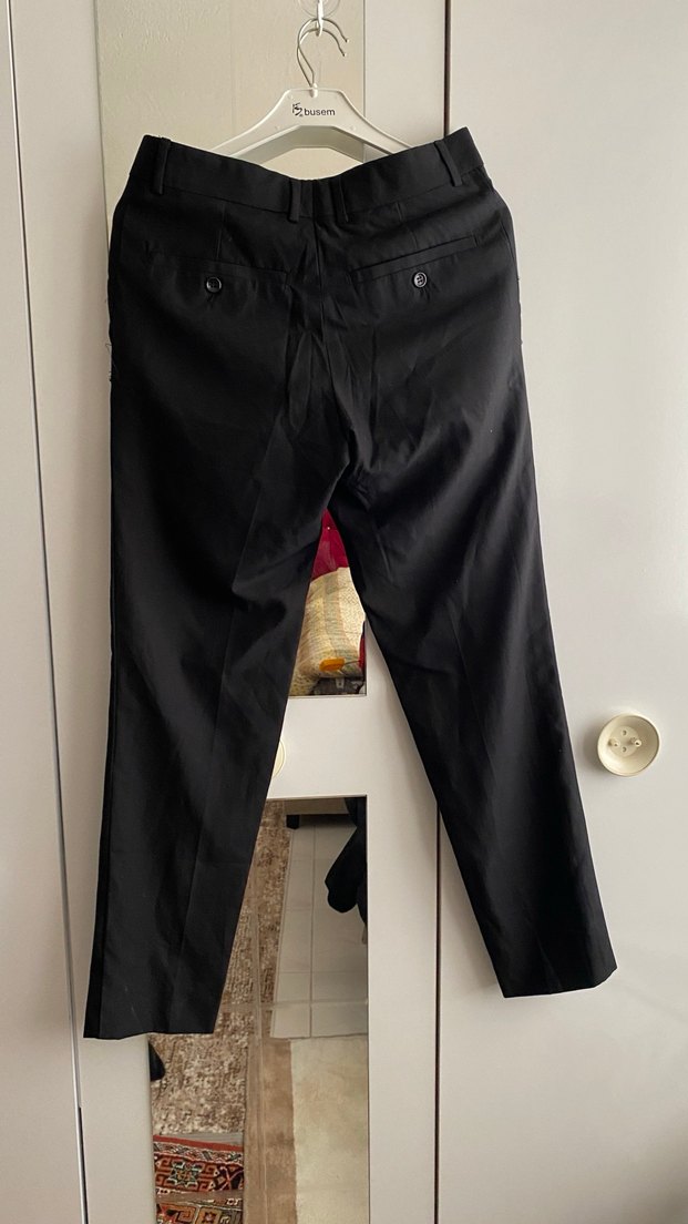 Siyah Erkek Ofis Pantolonu - Görsel 4