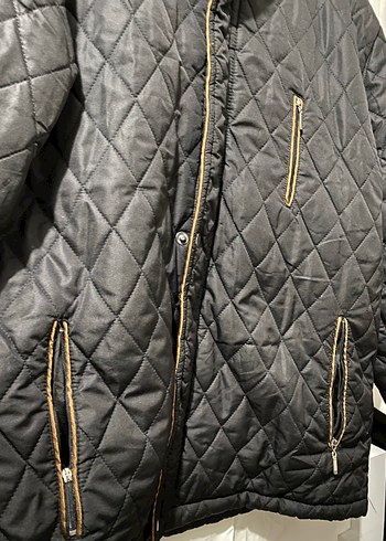 Siyah Fermuarlı Erkek Street Wear Mont - Görsel 6