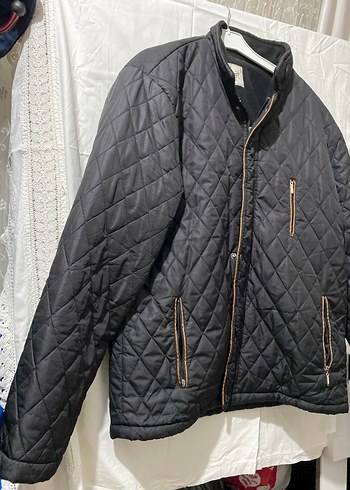 Siyah Fermuarlı Erkek Street Wear Mont - Görsel 2