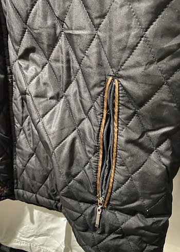 Siyah Fermuarlı Erkek Street Wear Mont - Görsel 5