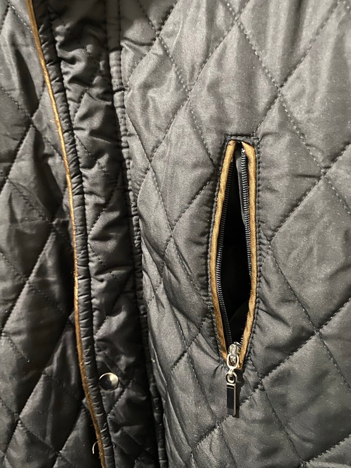 Siyah Fermuarlı Erkek Street Wear Mont - Görsel 3