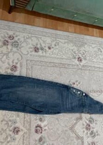 m Beden Düğmel kot Denim Kadın Tulum