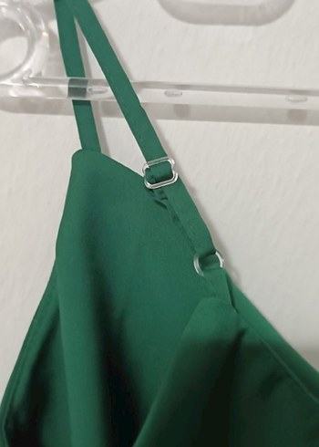 Zümrüt Yeşili Dökümlü Yaka Bluz - Görsel 4