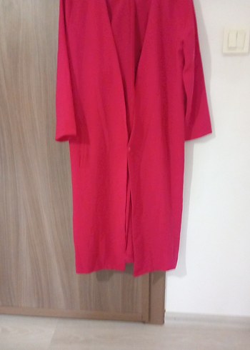 Pembe Uzun Kadın Kaban - Görsel 2