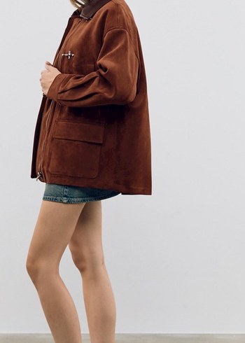 Süet ceket - Görsel 5