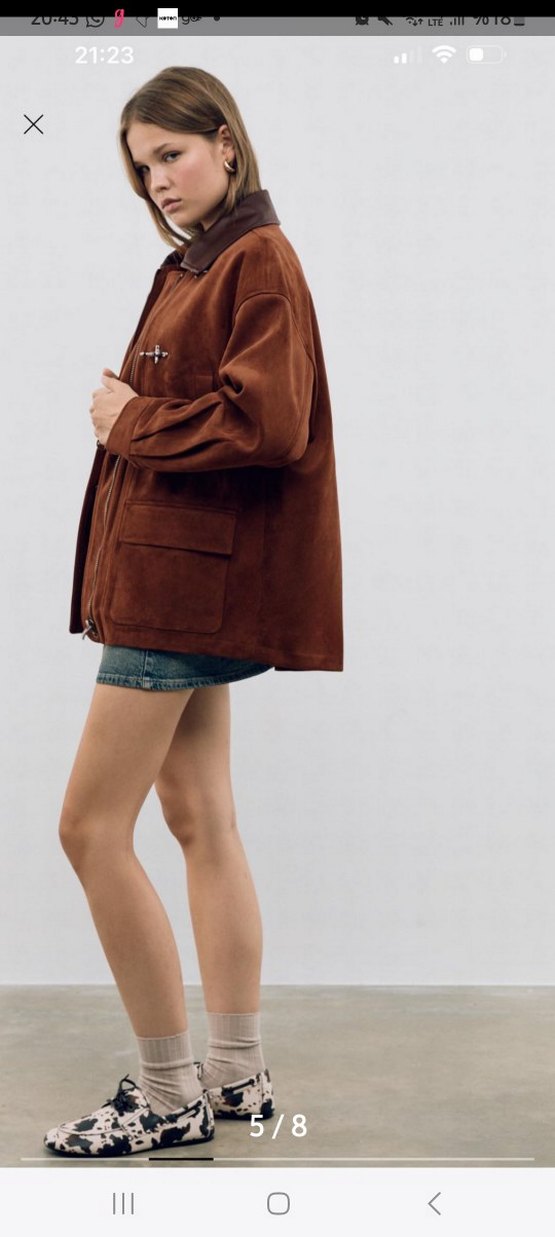 Süet ceket - Görsel 5