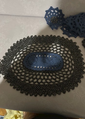 Gotik Tarzda Siyah Örgü Dekoratif Motif - Görsel 4