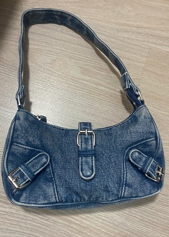  Beden mavi Renk kot minik canta pull and bear