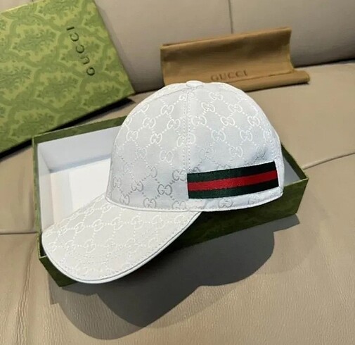 Gucci Premium Beyaz Şapka